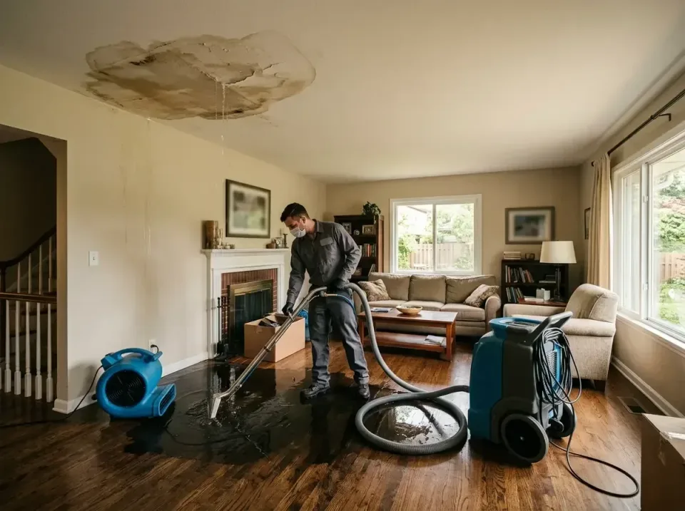 attic-pipe-burst-ceiling-drip-008 — frequently asked questions, Water Damage Restoration & Carpet Care in Park Hills, MO